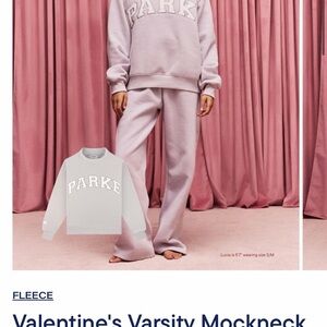 Parke Women's Mockneck Sweatshirt Soft Lavender - RARE NOT ON THE PRE-SALE LIST